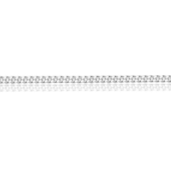Łańcuszek srebrny-pancerka 50 cm