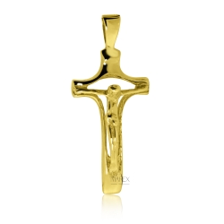 Krzyżyk złoty z wizerunkiem Jezusa